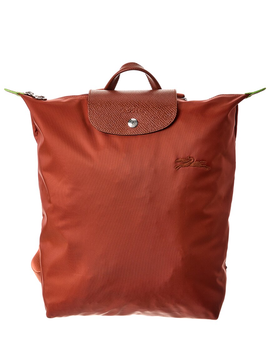 Longchamp Le Pliage Original Medium Canvas Backpack In Brown