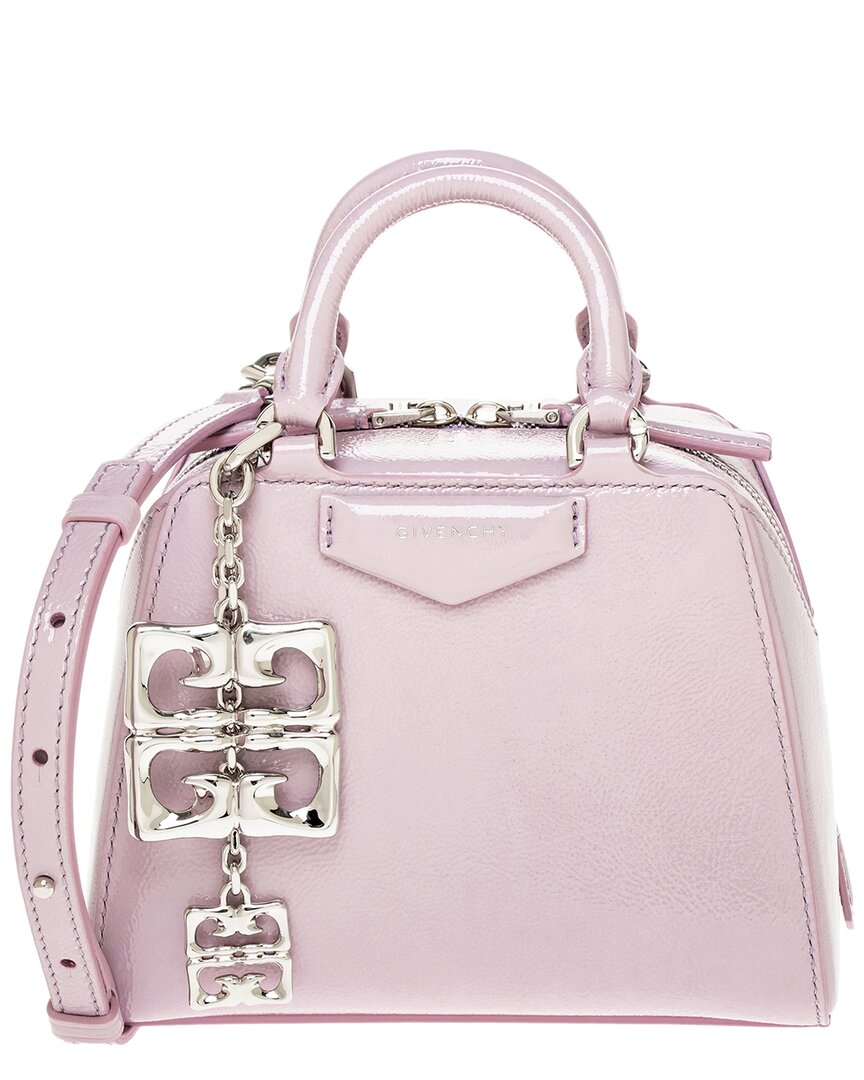 Givenchy Nano Antigona Cube Top Handle Bag In Purple
