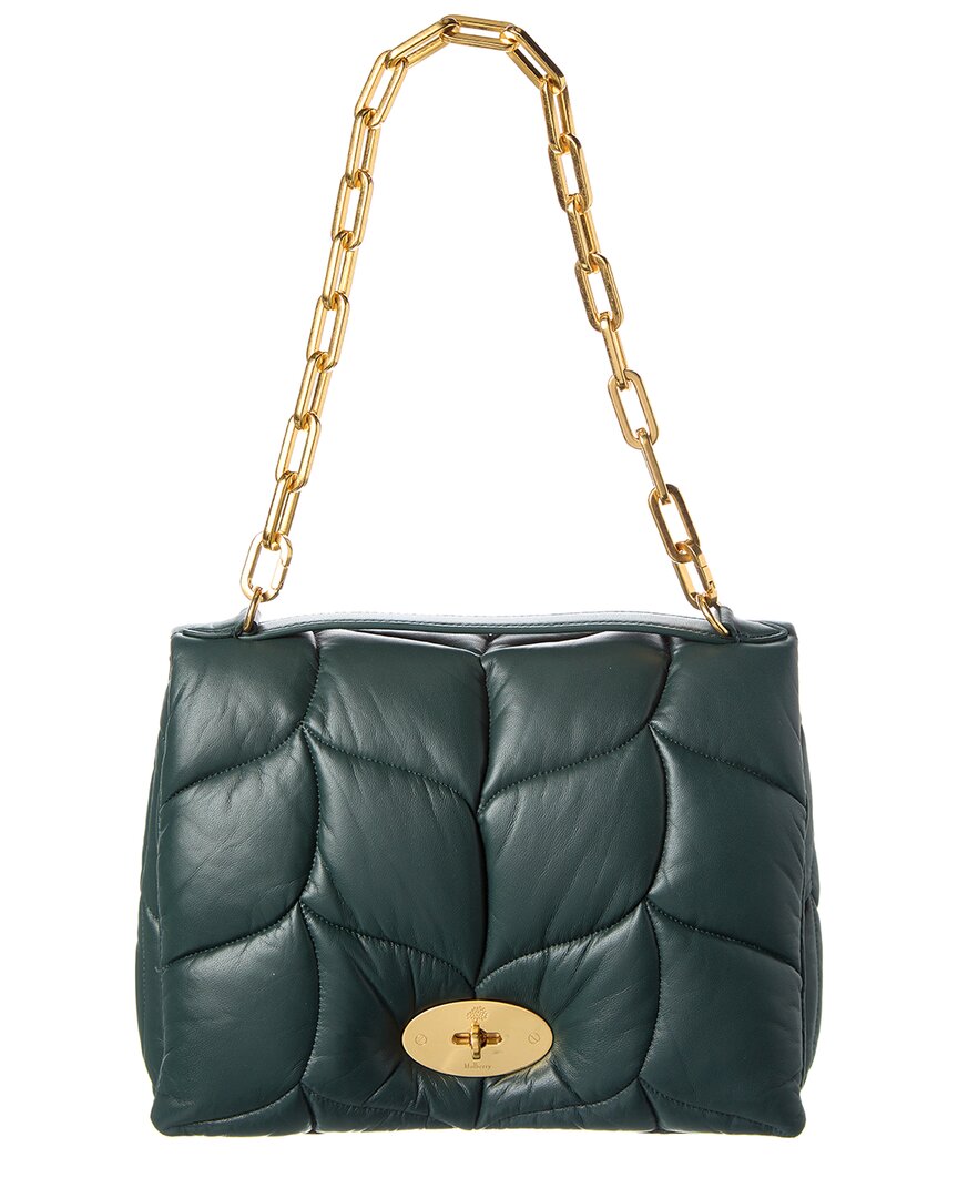 Mulberry Softie Leather Shoulder Bag In Green