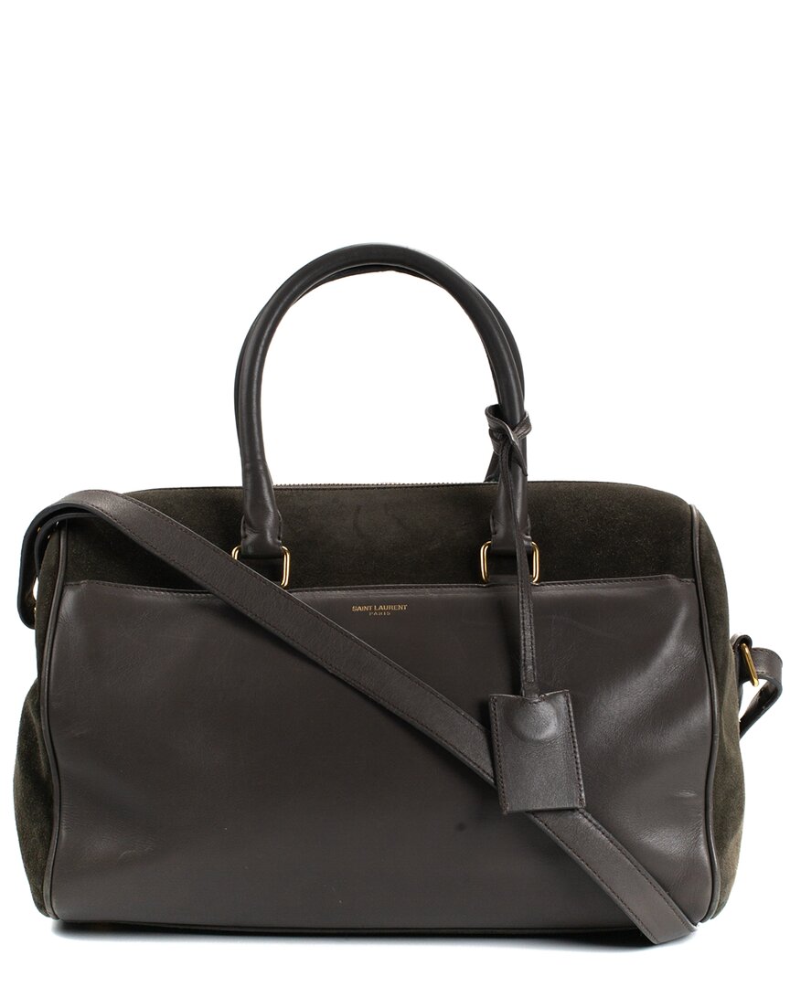 Saint Laurent Green Mini Duffle Bag (authentic )