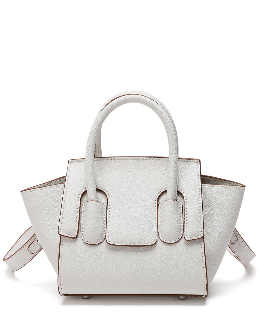 Tiffany & Fred Paris Top Handle Leather Satchel