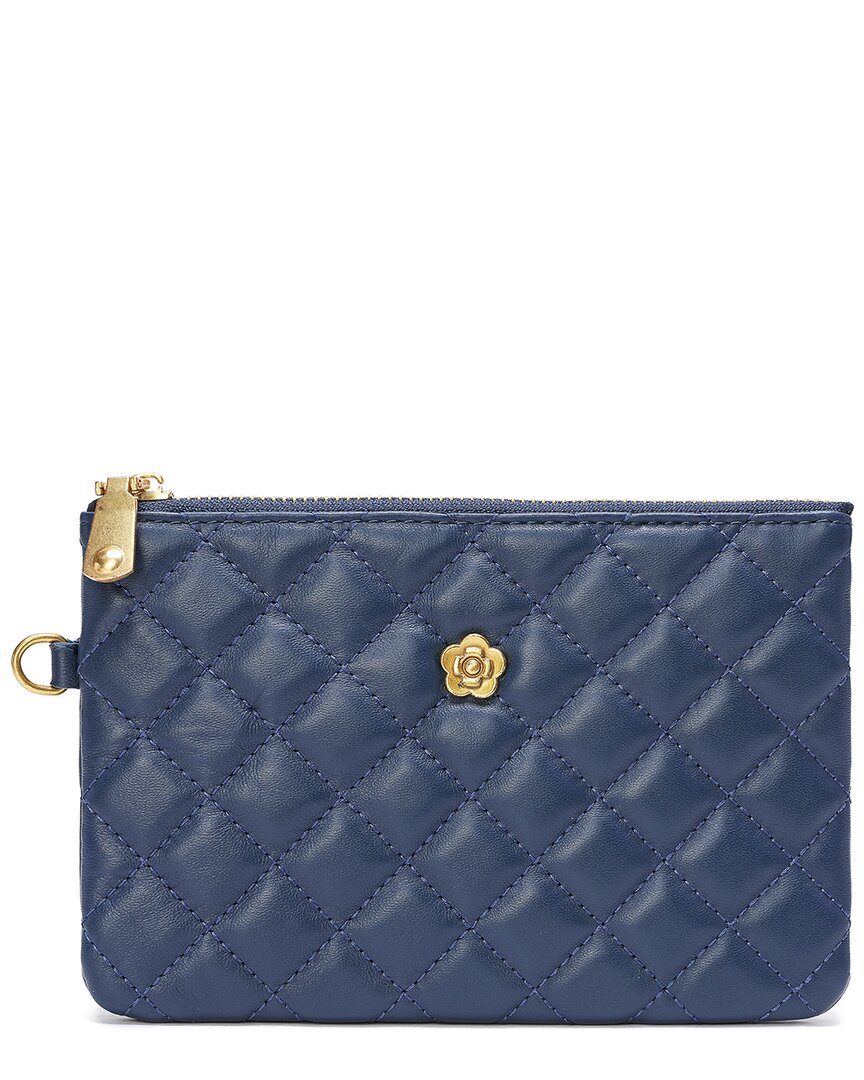 Tiffany & Fred Quilted Leather Pouch