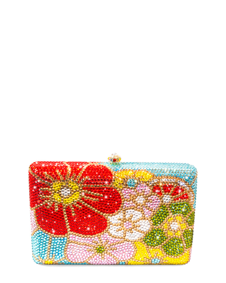 Aquaswiss Aqs Lily Crystal Clutch In Nocolor