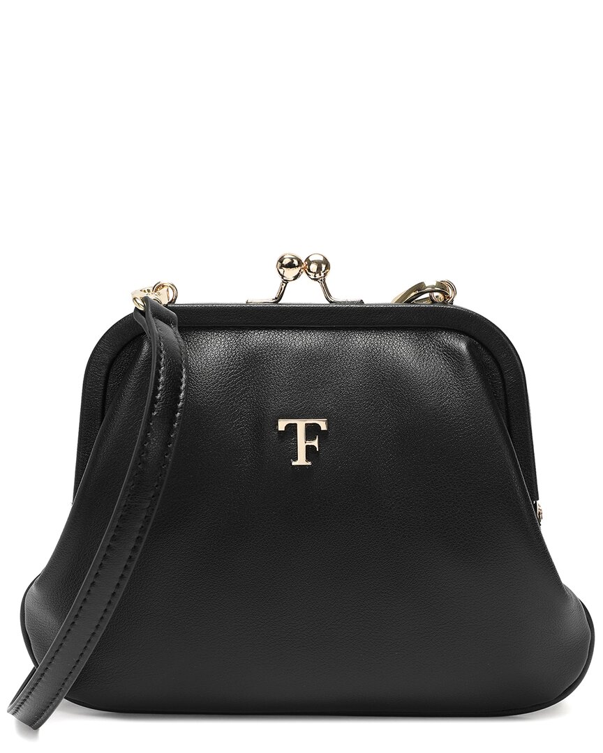 Tiffany & Fred Paris Wrinkled Leather Hobo Crossbody