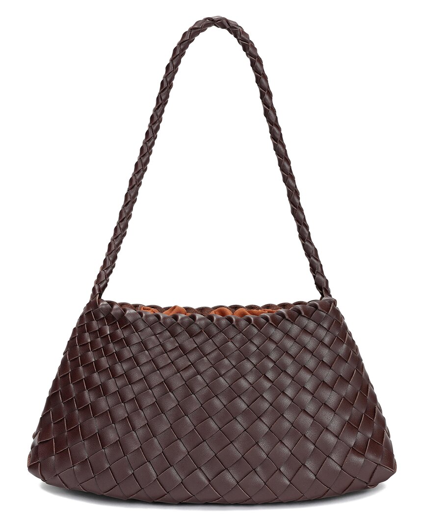 TIFFANY & FRED PARIS TIFFANY & FRED PARIS HAND-WOVEN LEATHER SHOULDER BAG