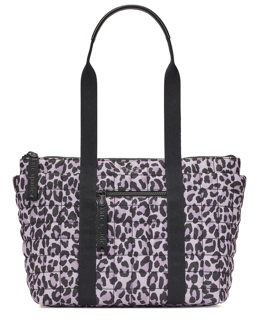 KATE SPADE KATE SPADE NEW YORK CAMDEN SPOTTED LEOPARD PRINTED MEDIUM TOTE