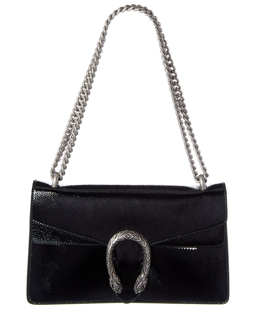 Gucci Chain Strap Shoulder Bag With Metal Hardware In Black