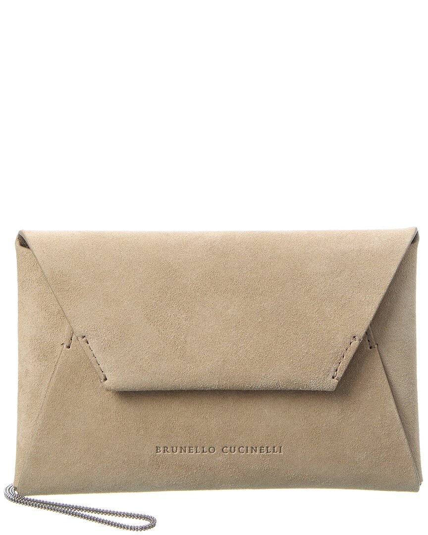 Brunello Cucinelli Suede Shoulder Bag