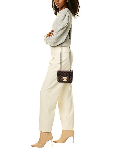 Bijou Monogram Leather Crossbody