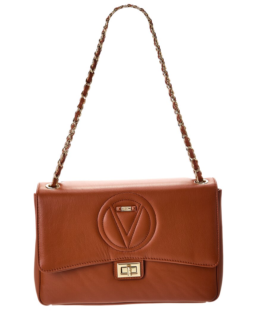 Valentino By Mario Valentino Posh Signature Leather Shoulder Bag