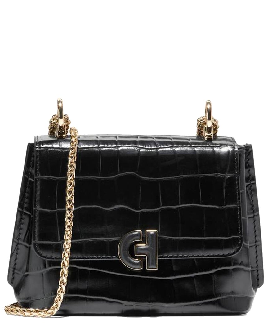 COLE HAAN COLE HAAN MINI CONVERTIBLE CHAIN LEATHER CROSSBODY