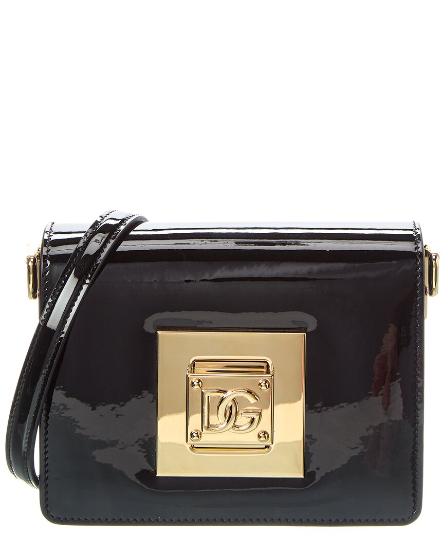 Dolce & Gabbana Dg Logo Small Patent Shoulder Bag
