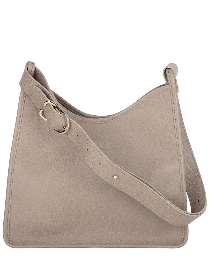 Longchamp Le Foulonn Medium Leather Hobo Bag