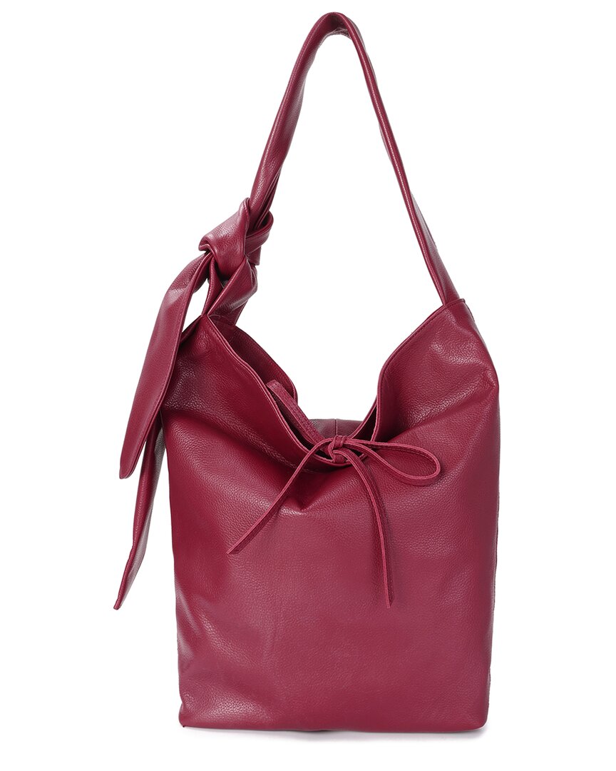 Shop Tiffany & Fred Paris Pebbled Leather Shoulder Bag
