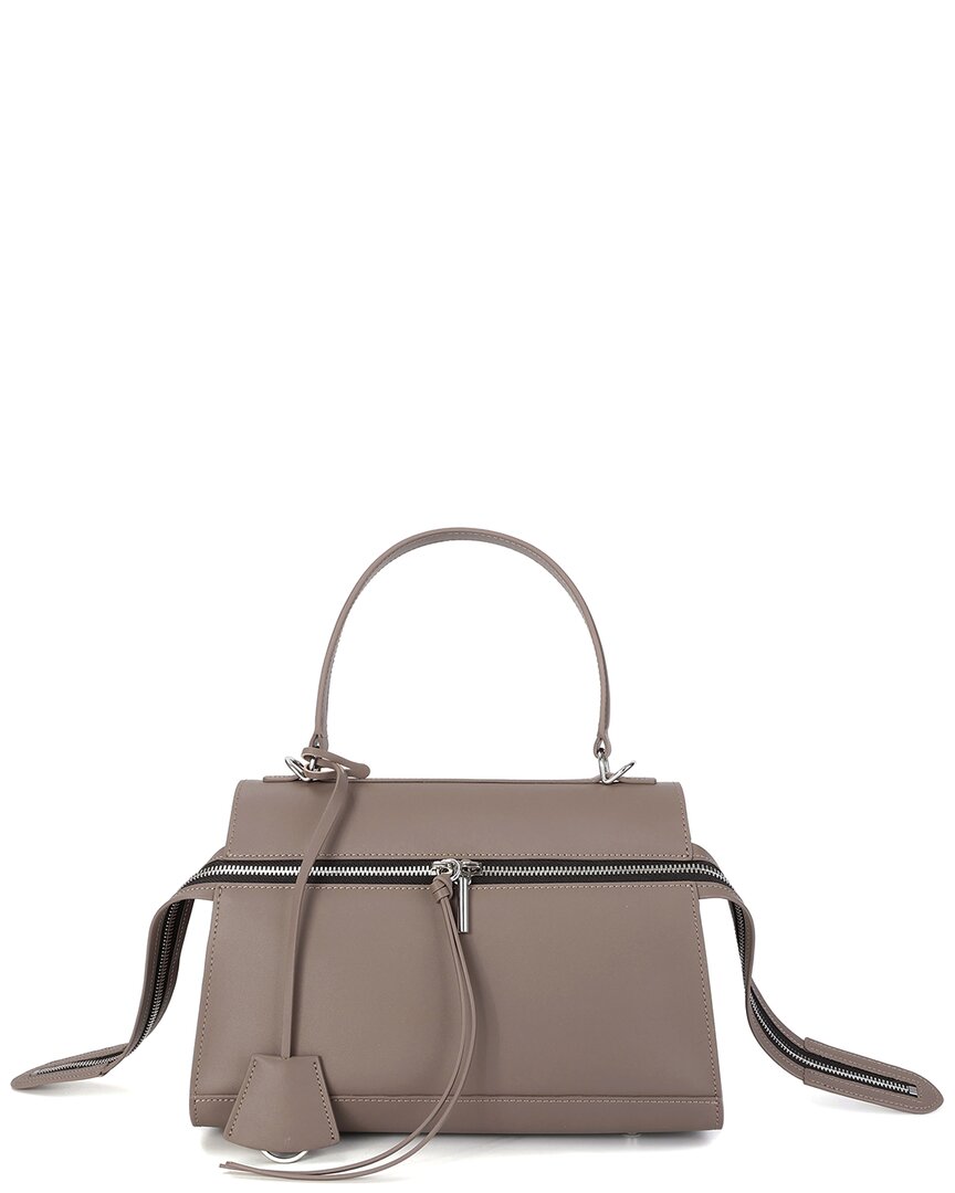 TIFFANY & FRED PARIS TIFFANY & FRED PARIS ELEGANT LEATHER TOP-HANDLE SATCHEL