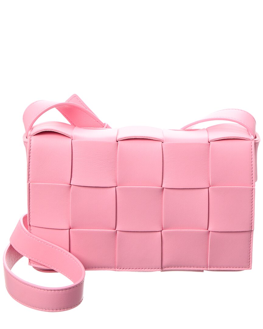 Bottega Veneta Cassette Maxi Intrecciato Leather Crossbody