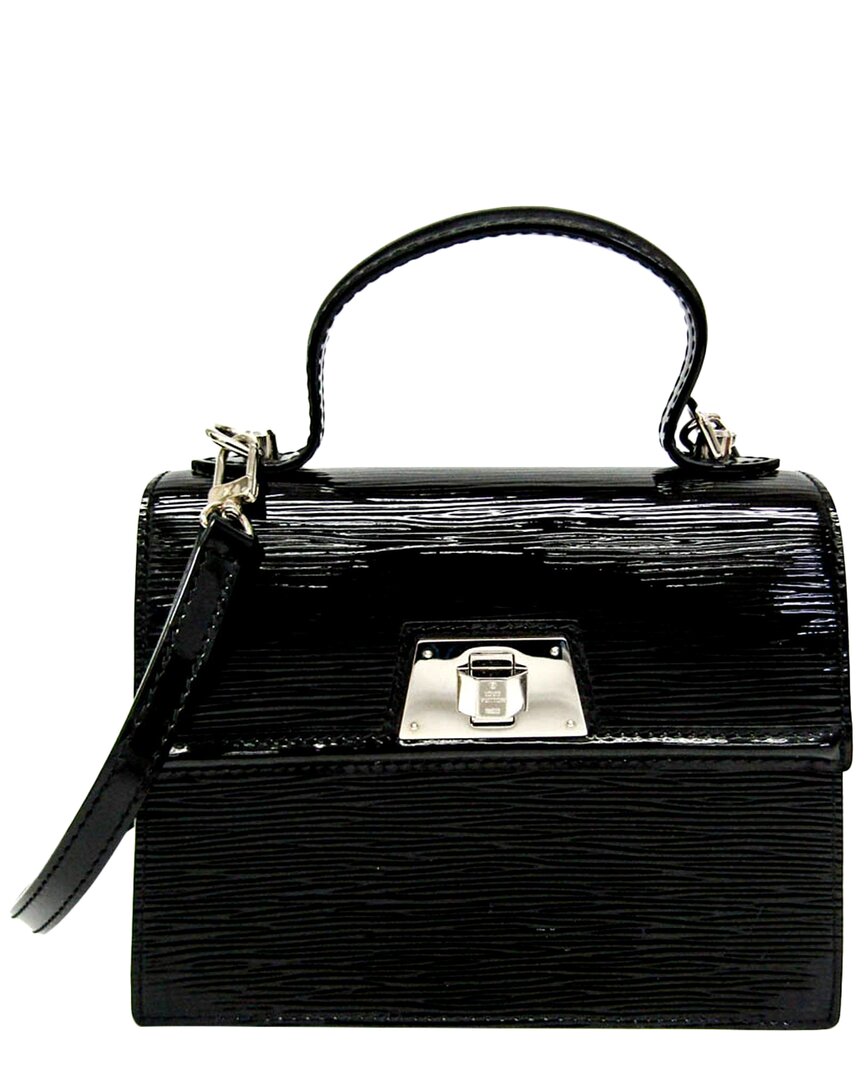 Pre-owned Louis Vuitton Black Epi Leather Shoulder Bag (authentic )