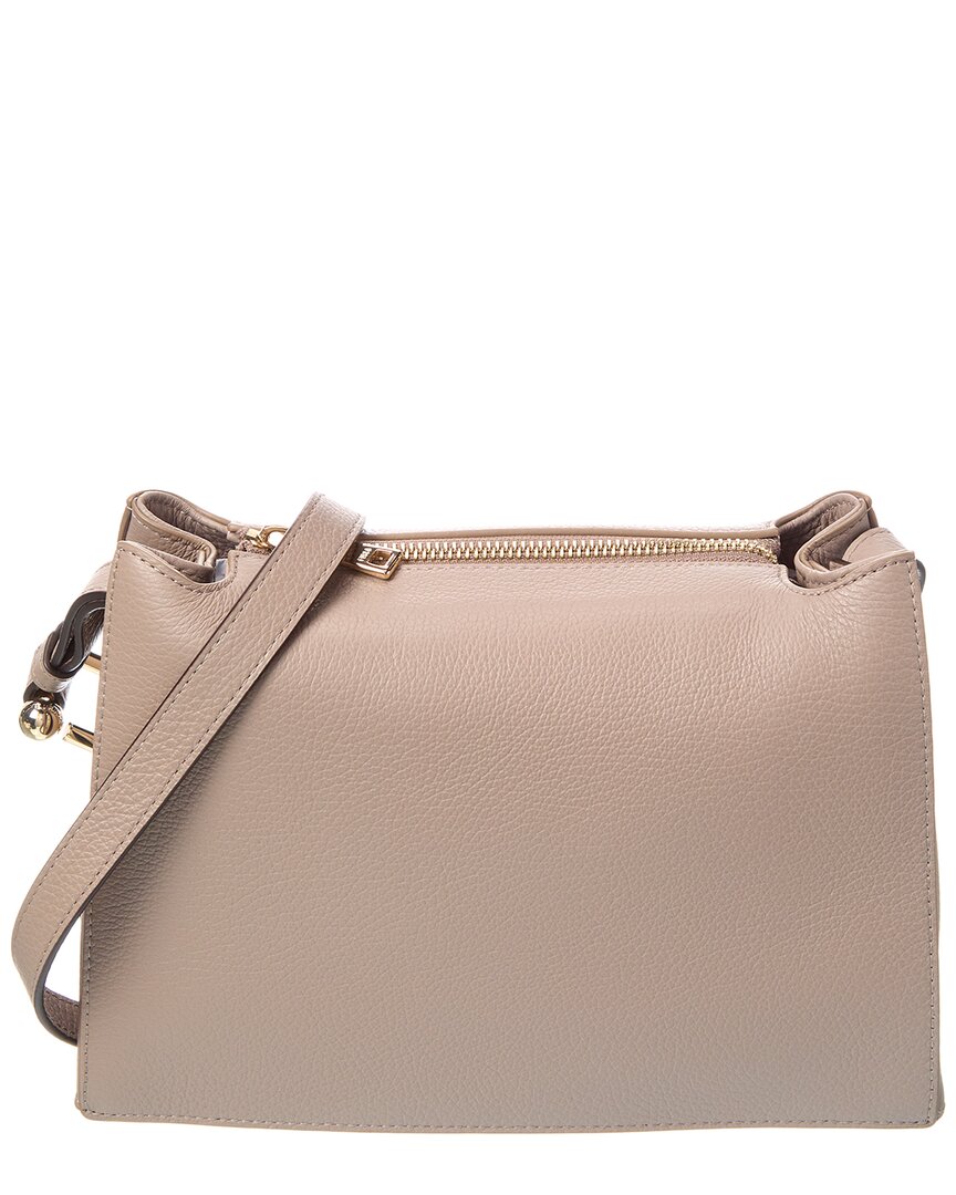 Shop Furla Nuvola Small Leather Crossbody