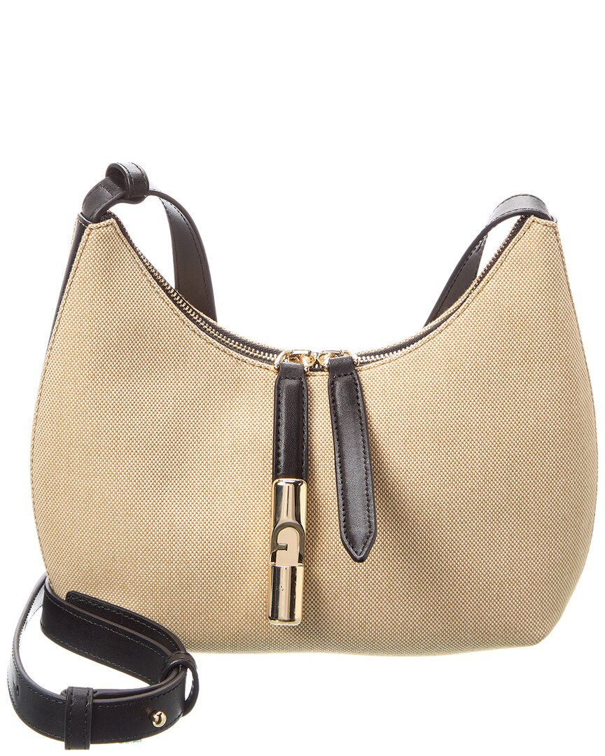 Furla Beige Goccia Shoulder Bag