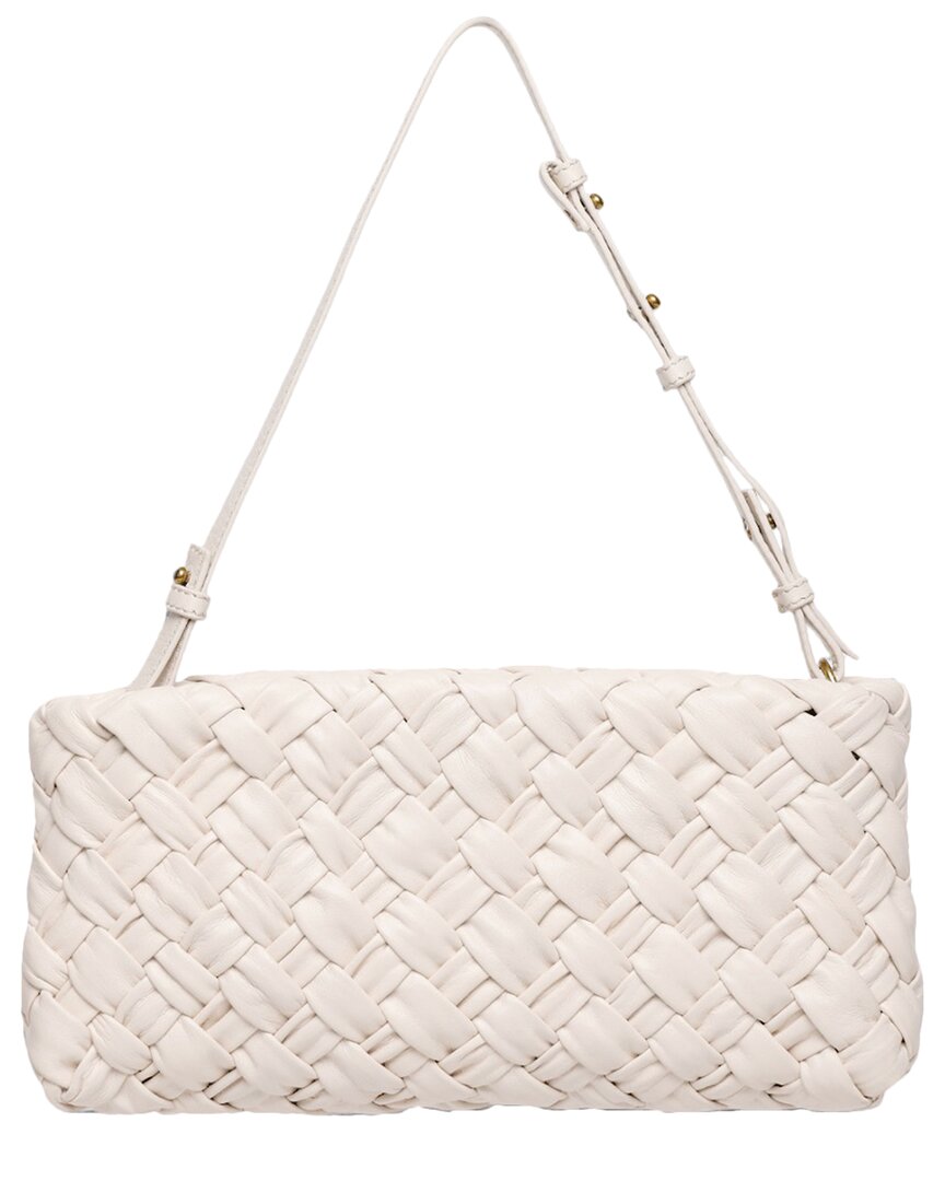 Walter Baker Whitley Woven Leather Clutch