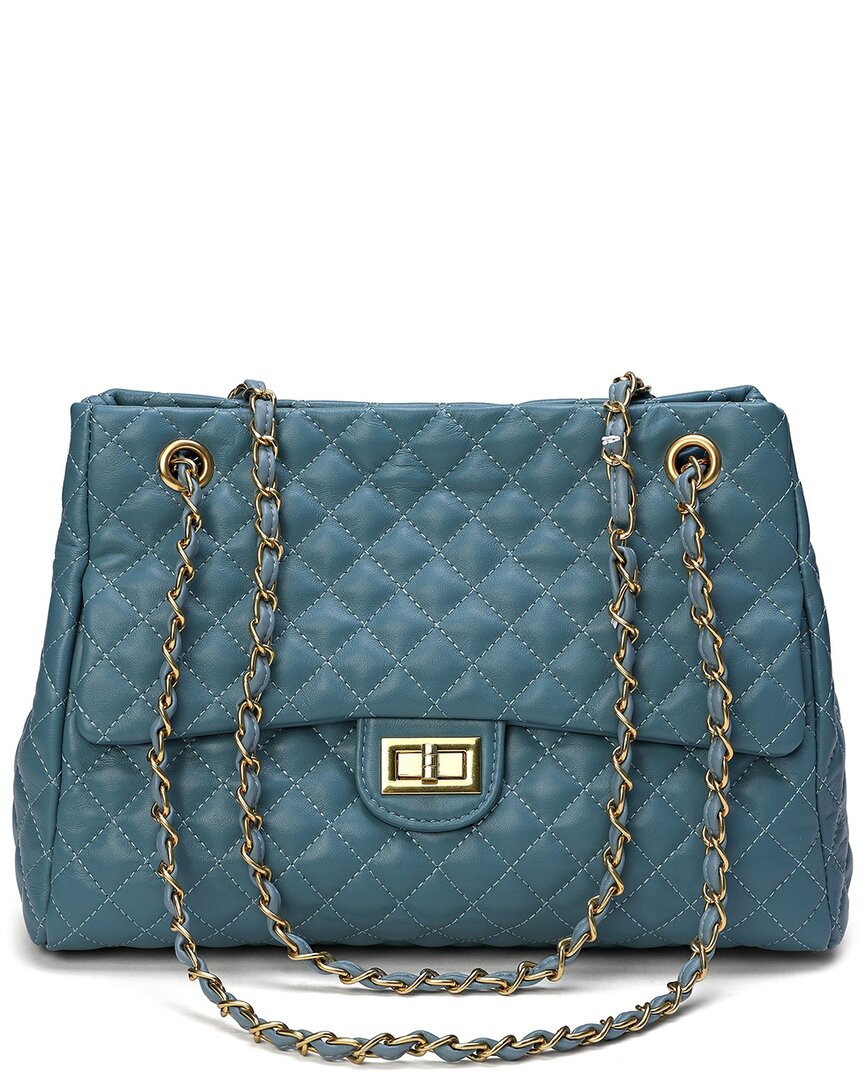 TIFFANY & FRED TIFFANY & FRED PARIS FULL-GRAIN QUILTED LEATHER TOTE