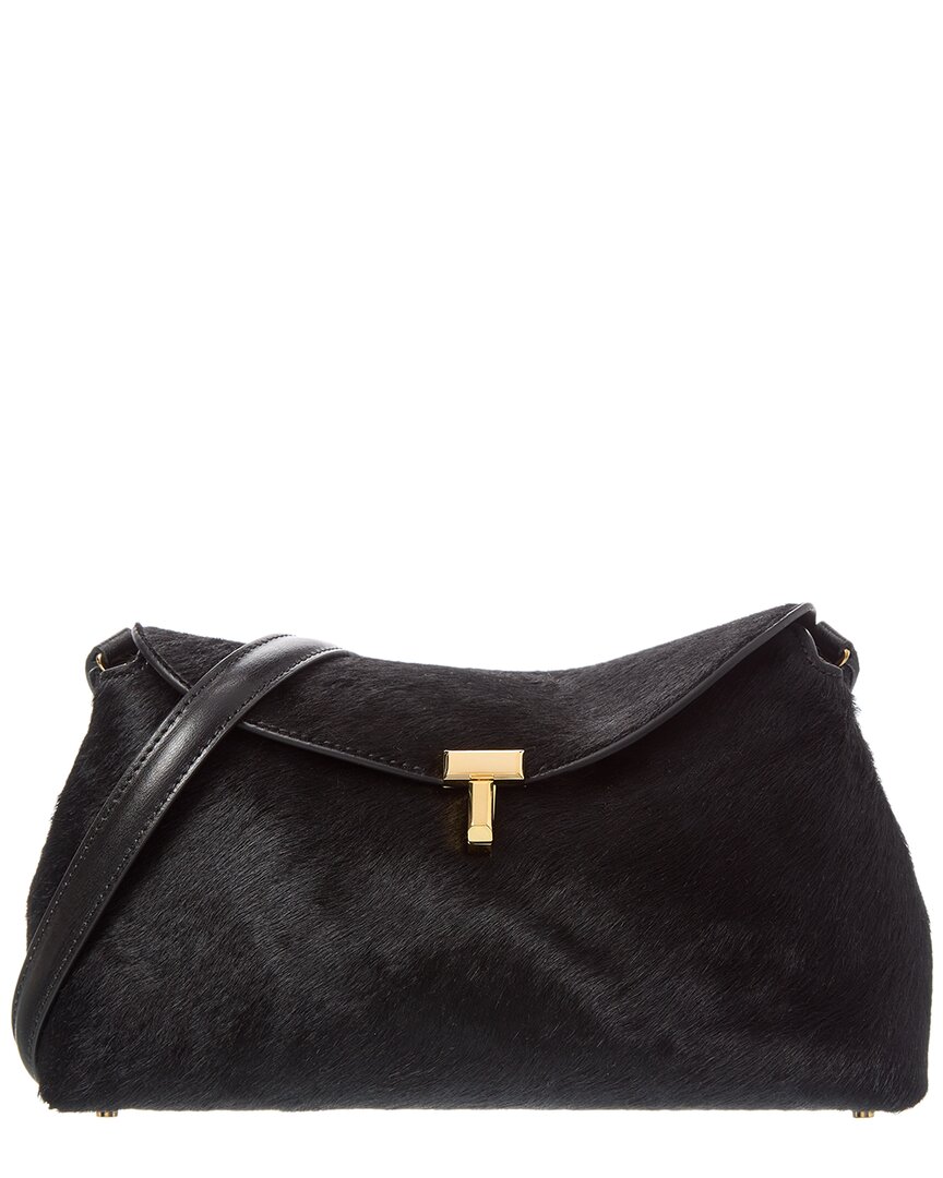 Totême Toteme T Lock Leather Shoulder Bag