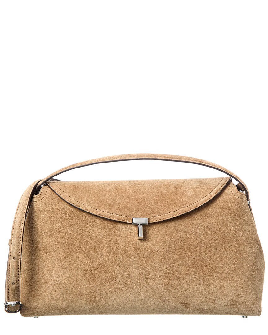 Totême Toteme T-lock Suede Satchel