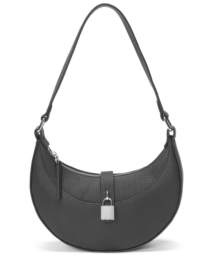 TIFFANY & FRED PARIS TIFFANY & FRED PARIS SLEEK CRESCENT LEATHER SHOULDER BAG
