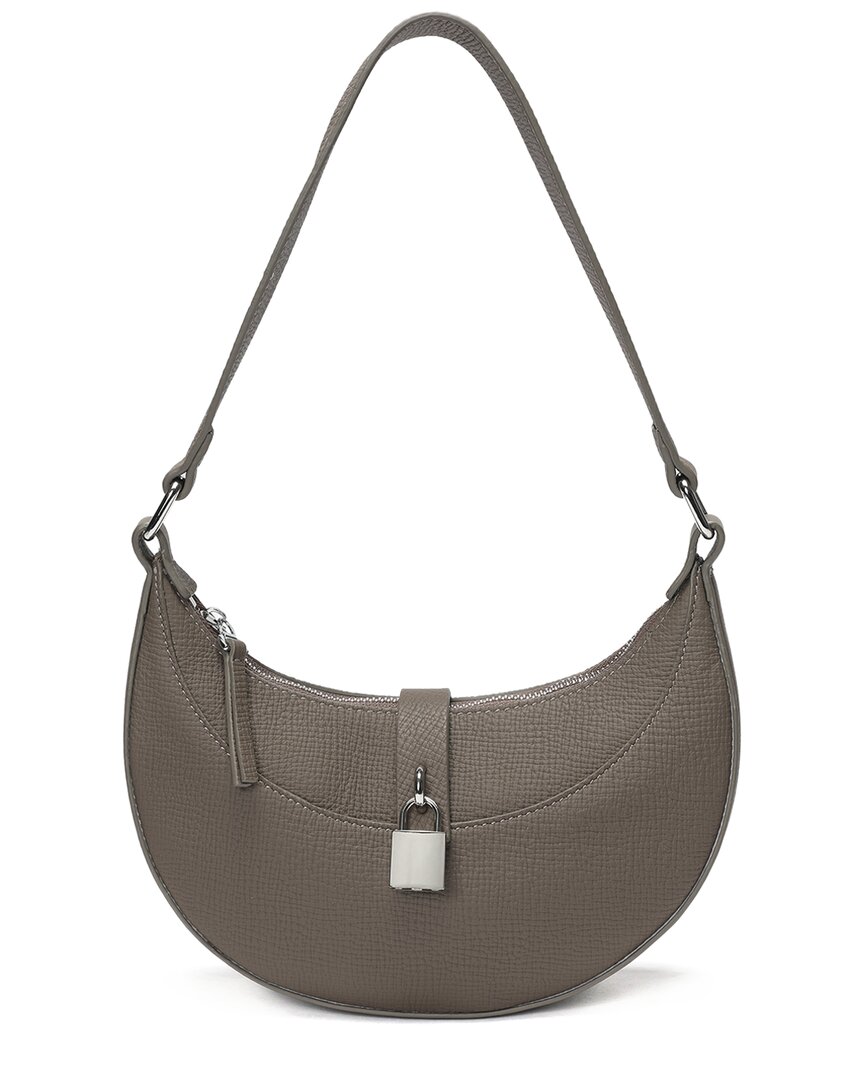 TIFFANY & FRED PARIS TIFFANY & FRED PARIS SLEEK CRESCENT LEATHER SHOULDER BAG