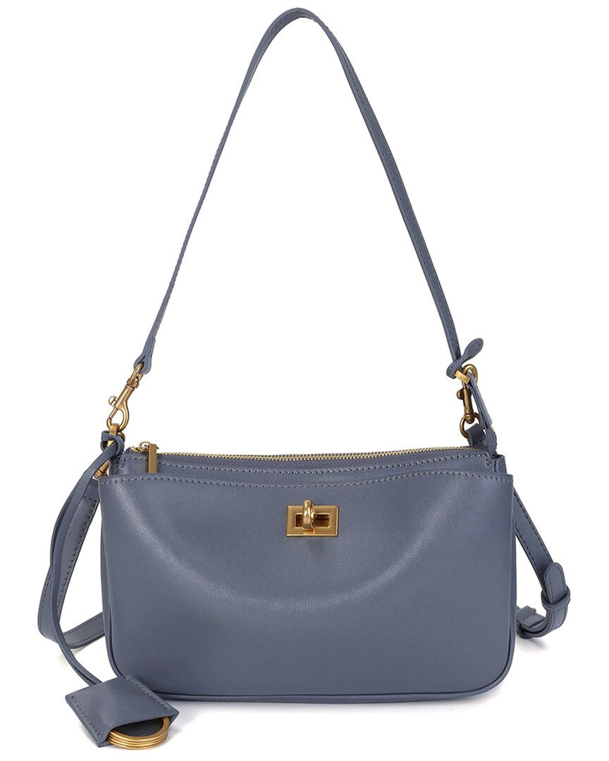 TIFFANY & FRED PARIS TIFFANY & FRED PARIS MINIMALIST SMOOTH LEATHER SHOULDER BAG