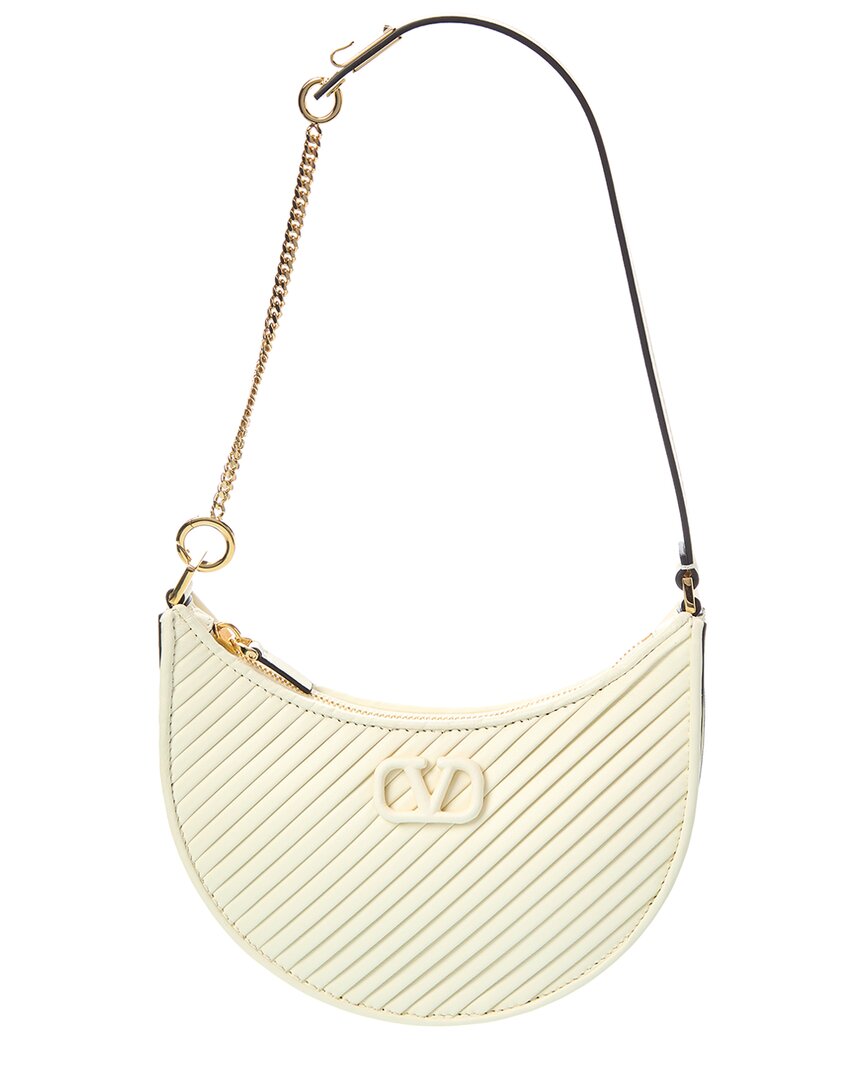 Valentino VLogo Leather Hobo Bag