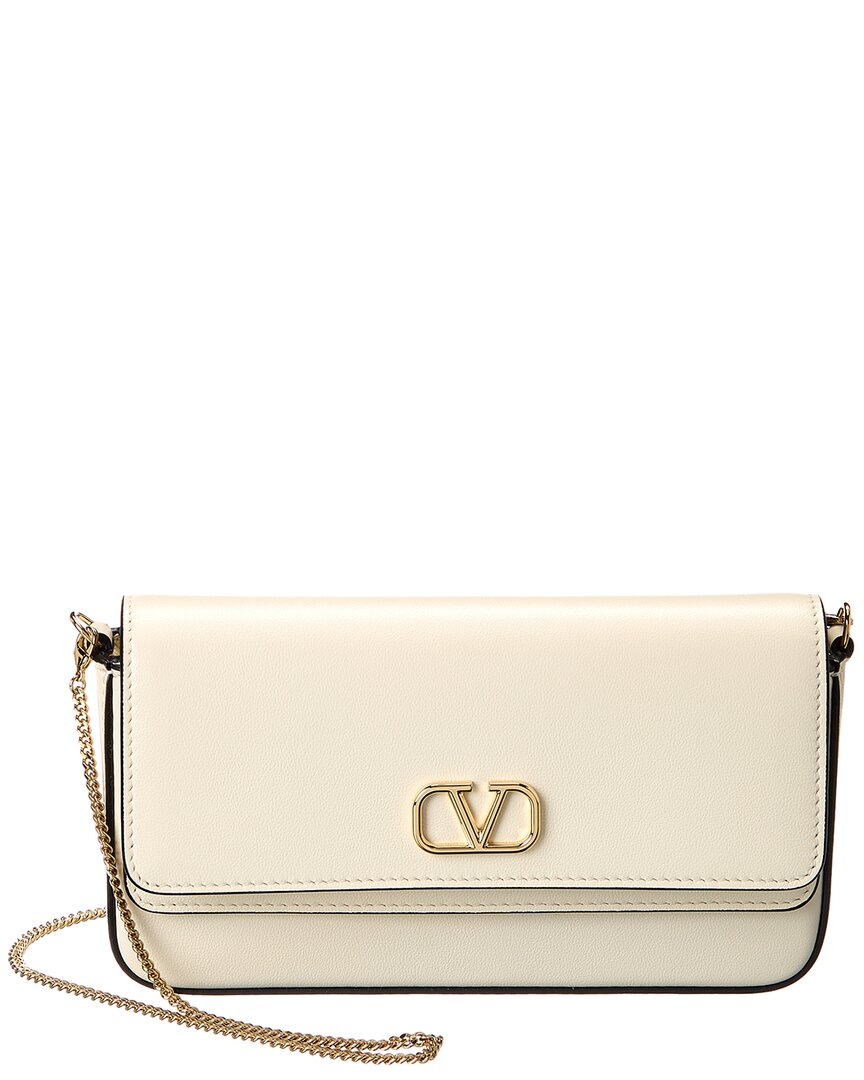 Valentino Garavani Valentino Vlogo Signature Leather Shoulder Bag