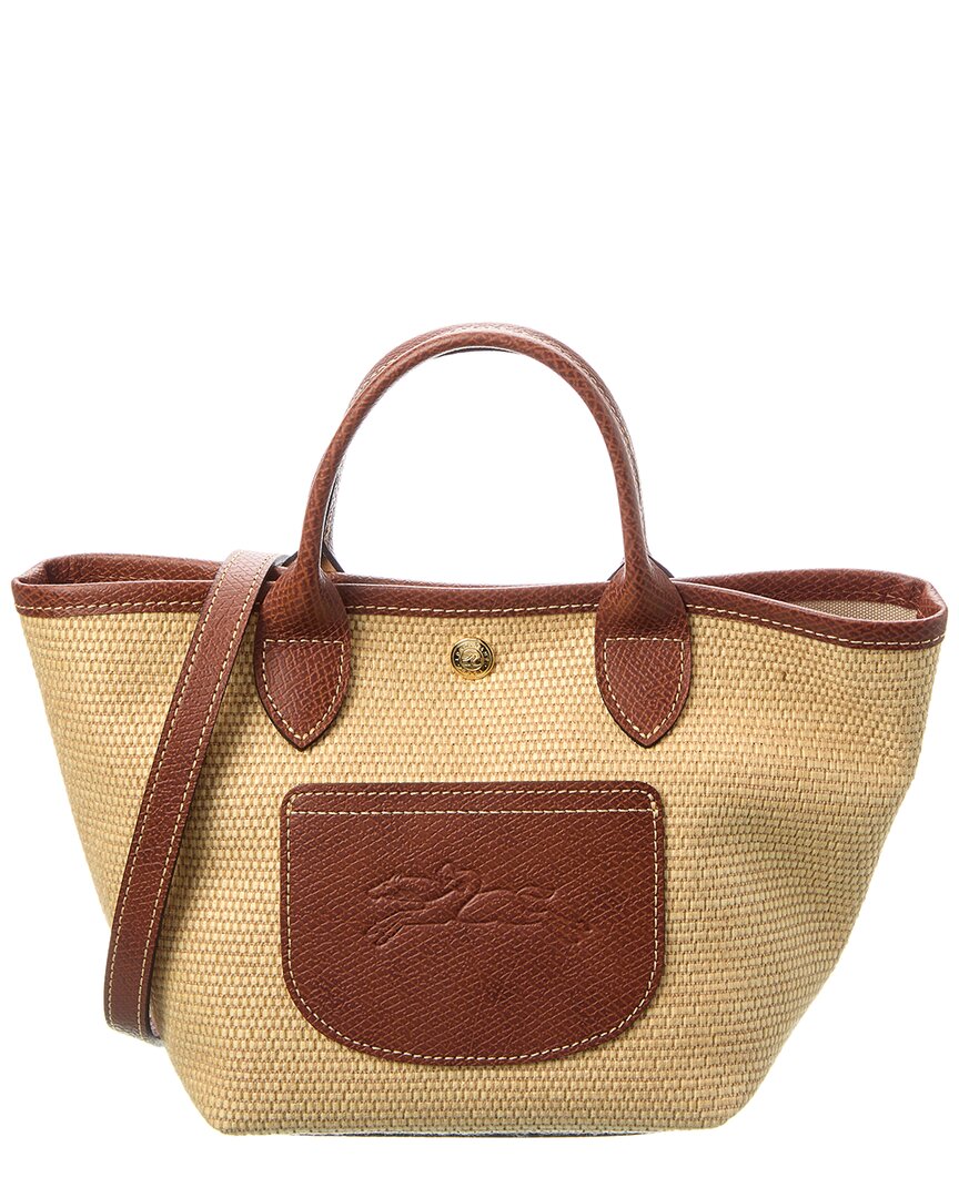 Longchamp Le Pliage Collection Xs Raffia Basket Bag