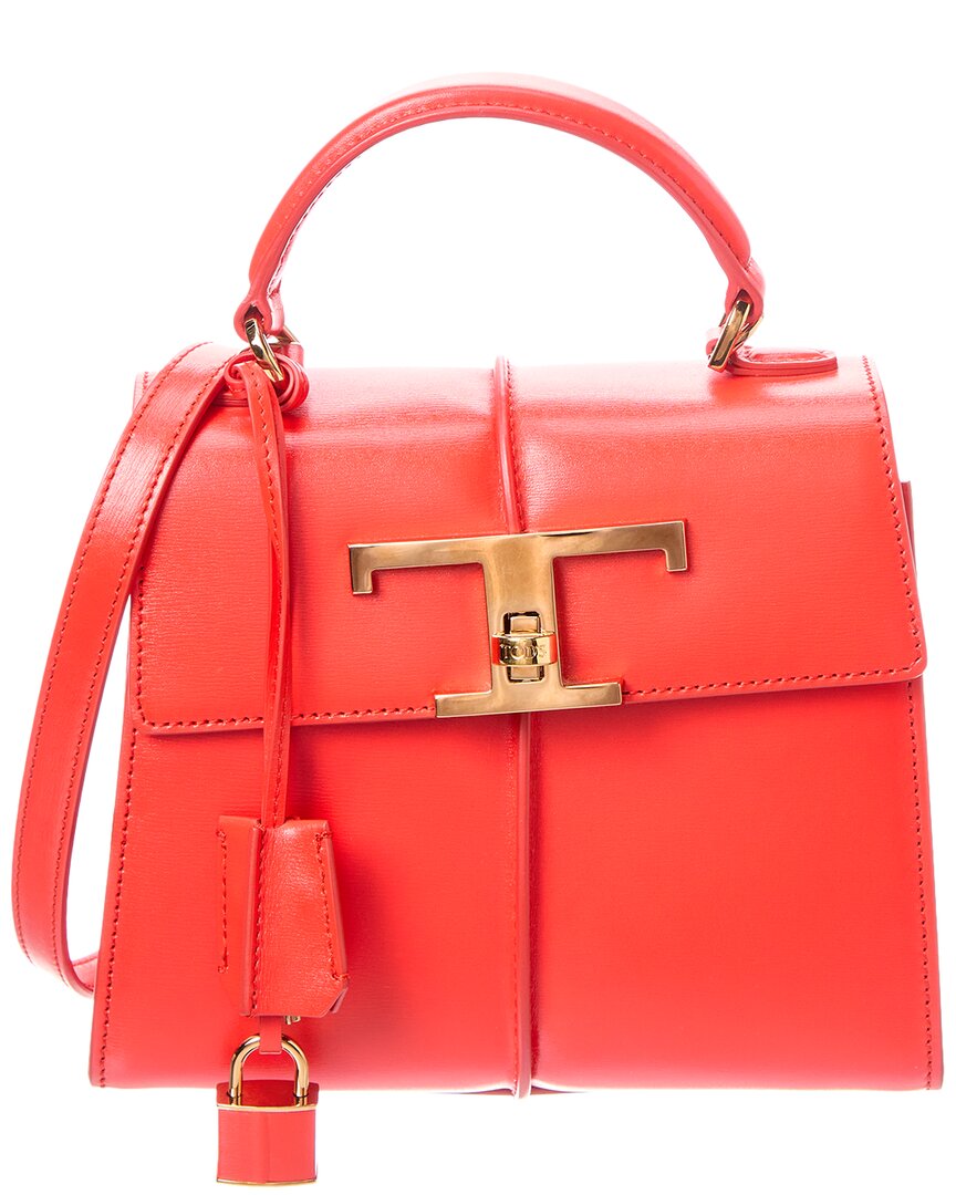 Tod's Logo Leather Shoulder Bag