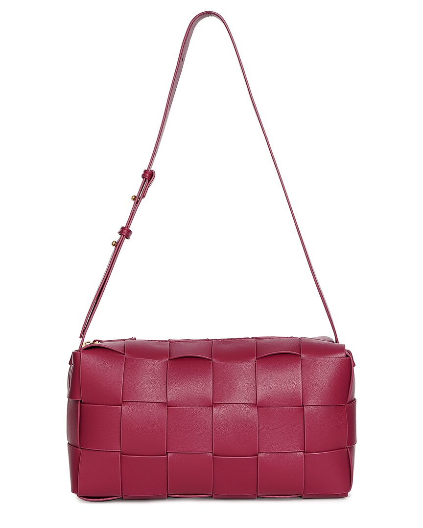 Tiffany & Fred Paris Woven Leather Hobo Bag