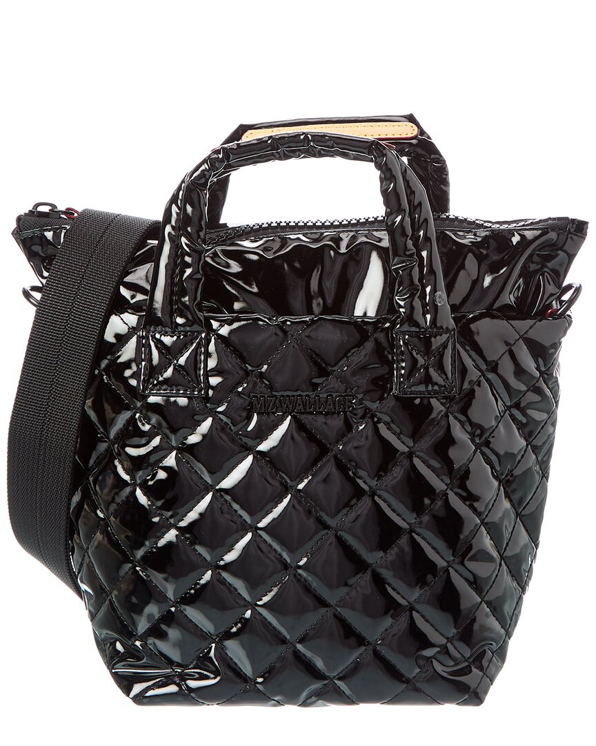 Mz Wallace Micro Metro Tote Deluxe In Black
