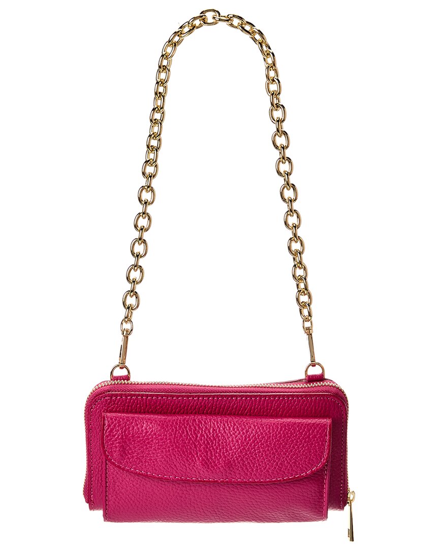 Italian Leather Wallet On Chain