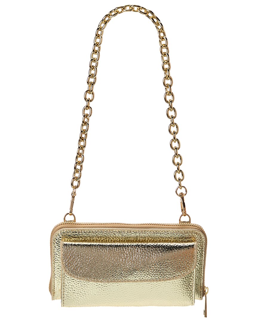 Italian Leather Wallet On Chain
