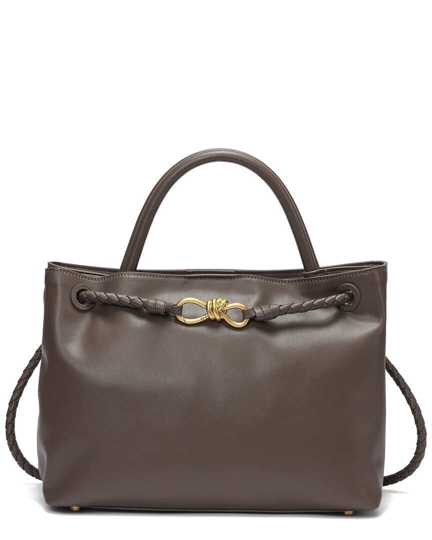 TIFFANY & FRED PARIS TIFFANY & FRED PARIS LARGE SMOOTH LEATHER TOTE
