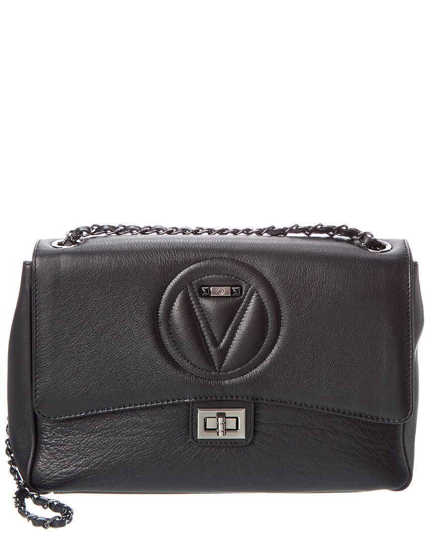 Valentino By Mario Valentino Posh Signature Leather Shoulder Bag In