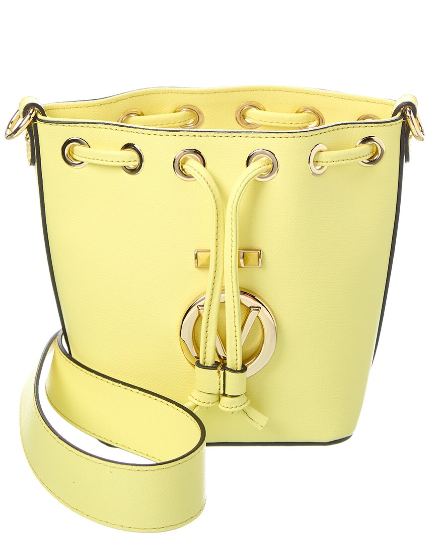 Valentino By Mario Valentino Jules Bonbonniere Leather Bucket Bag
