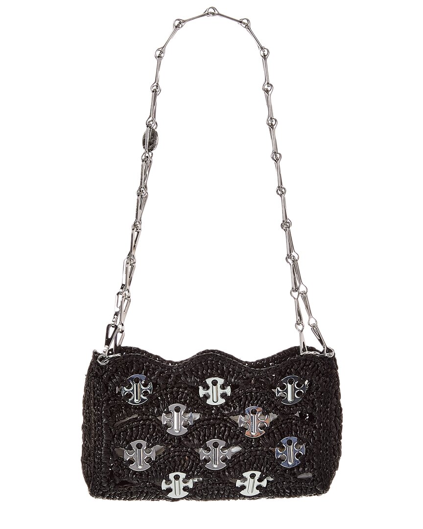 Rabanne Paco  Raffia Shoulder Bag