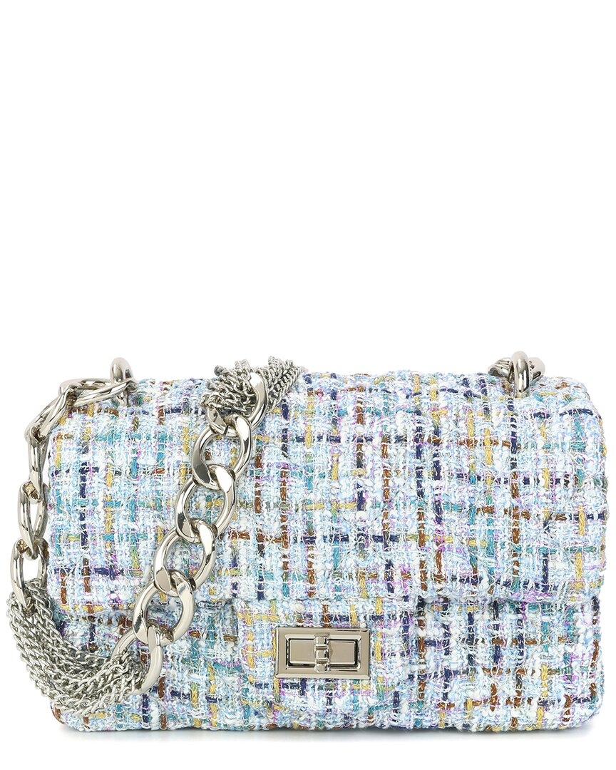 Tiffany & Fred Paris Wool & Leather Crossbody
