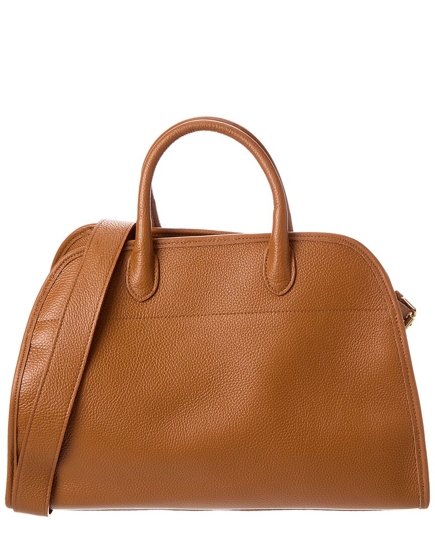 Isabella Rosetti Phoebe Leather Tote In Brown