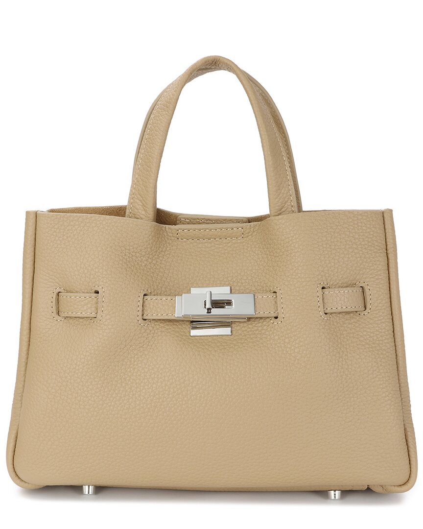 TIFFANY & FRED PARIS TIFFANY & FRED PARIS TOP HANDLE LEATHER BAG 