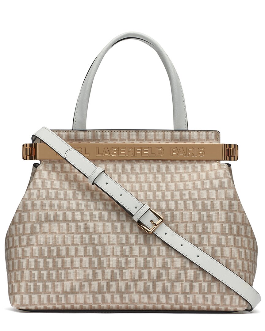 Karl Lagerfeld Jacqueline Leather Satchel