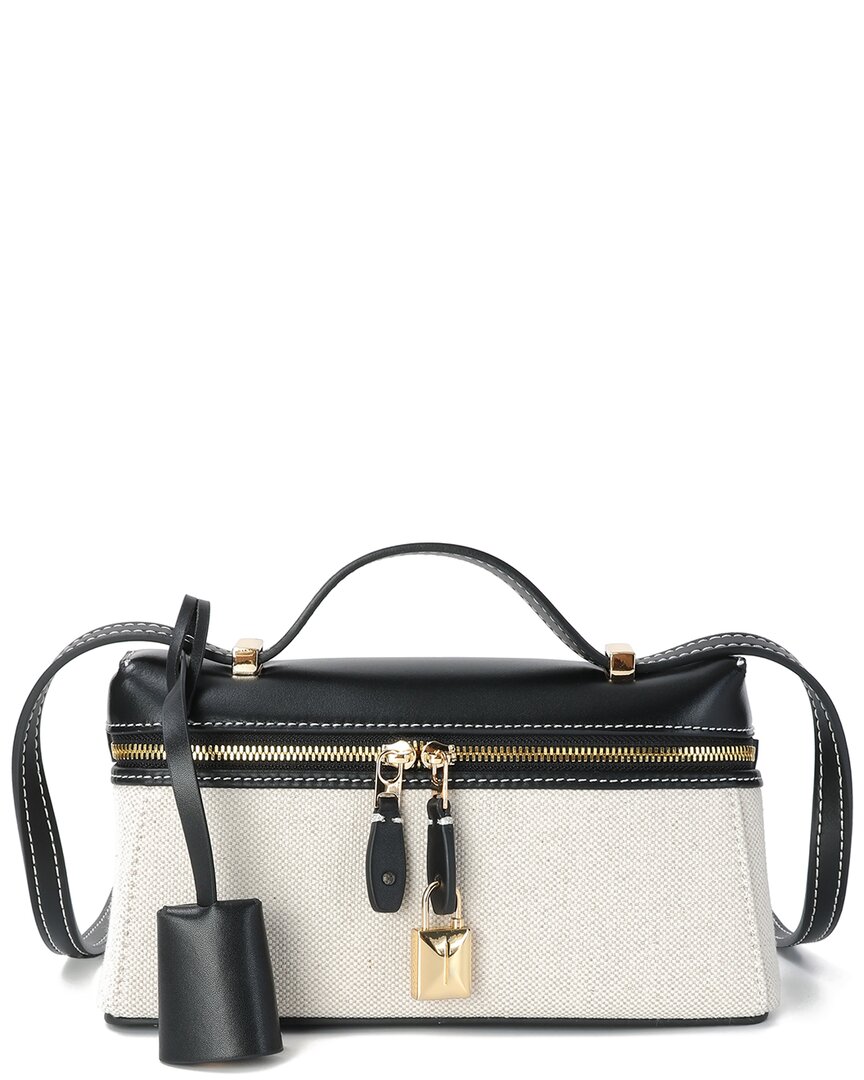 TIFFANY & FRED PARIS TIFFANY & FRED PARIS CANVAS & LEATHER CROSSBODY