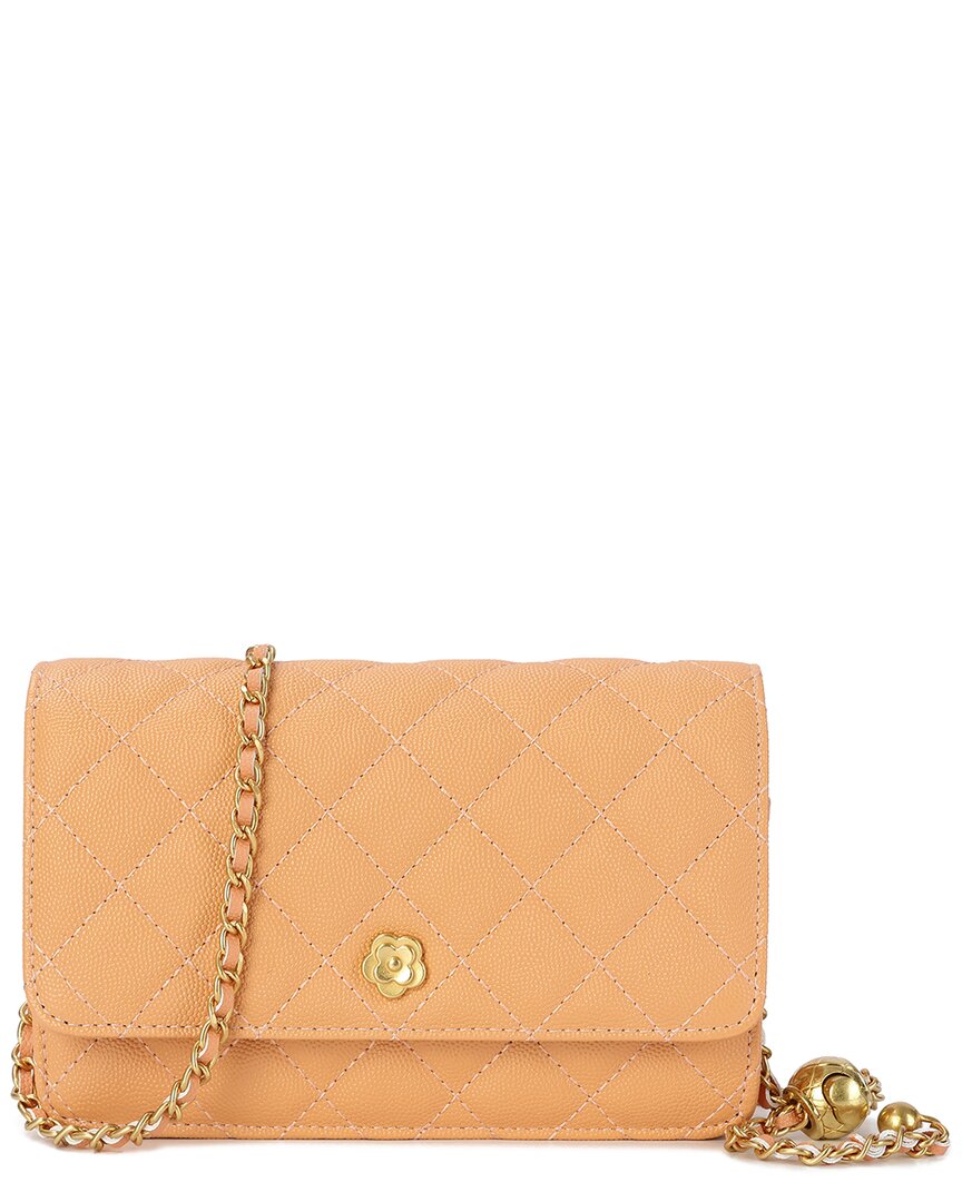 Tiffany & Fred Paris Quilted Caviar Leather Crossbody