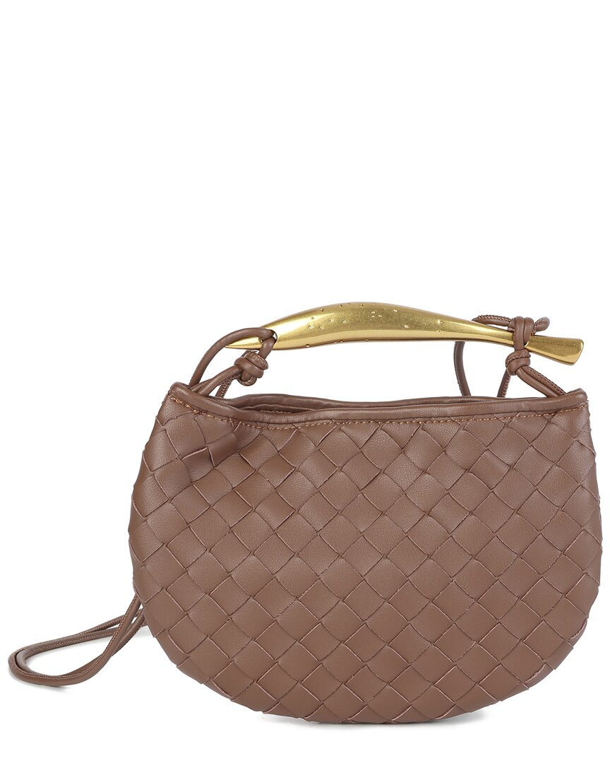 TIFFANY & FRED PARIS TIFFANY & FRED PARIS WOVEN LEATHER CROSSBODY