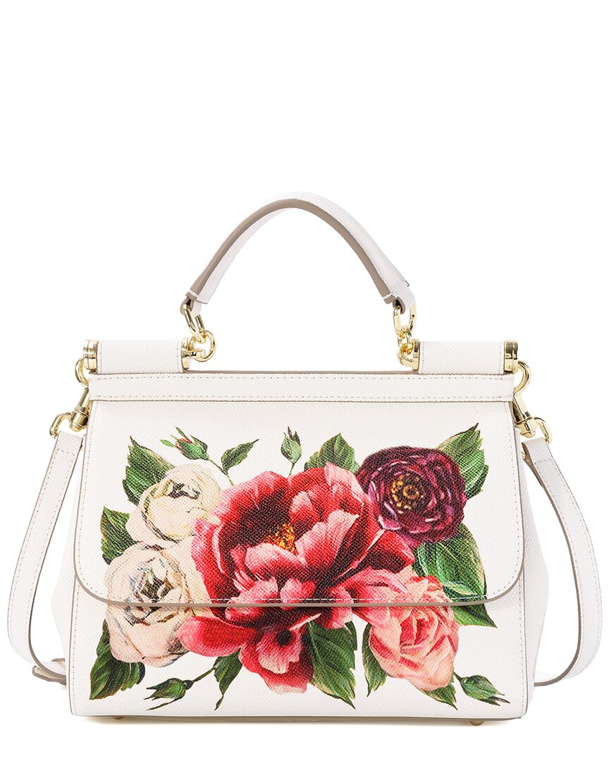 Shop Tiffany & Fred Paris Saffiano Painted Leather Top-handle Satchel